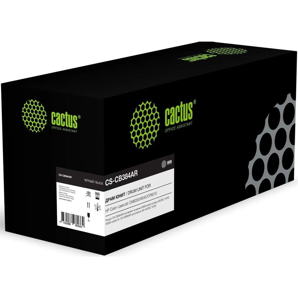 Блок фотобарабана Cactus CS-CB384AR CB384A черный ч/б:35000стр. для CLJ CM6030/6040/CP6015