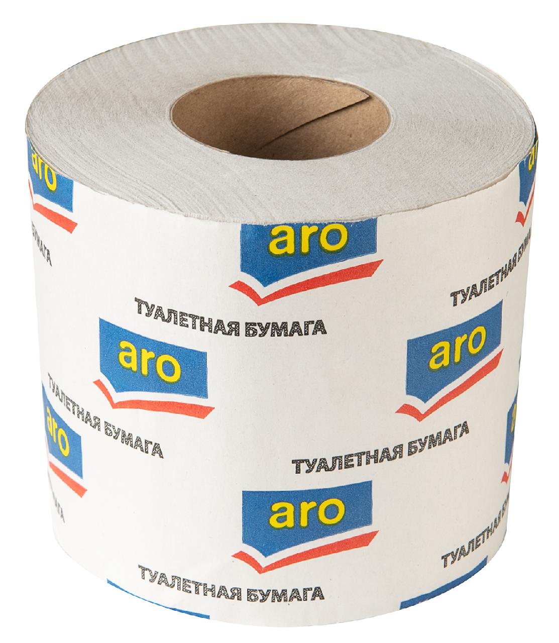 Туалетная бумага aro 1 слой 1 рулон, флоу-пак