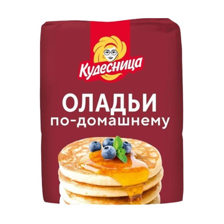 Смесь для выпечки Кудесница оладьи по домашнему 800 гр., бумага