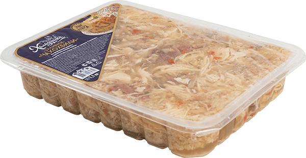 Заливное Холодушка чахохбили из мяса птицы 1,1 кг., пластиковая упаковка