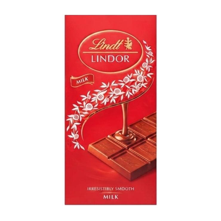 Шоколад LINDT LINDOR Milk молочный 100 гр., картон