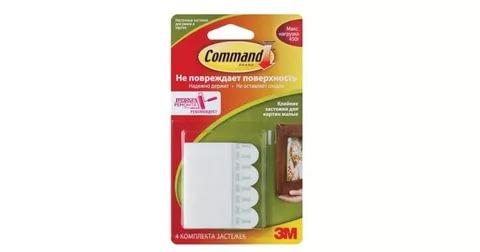 Держатели-застежки для рамок Command, 4шт