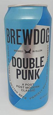 Пиво Brewdog Duble Punk светлое фильтрованное непастеризованное 8.2% 440 мл., ж/б