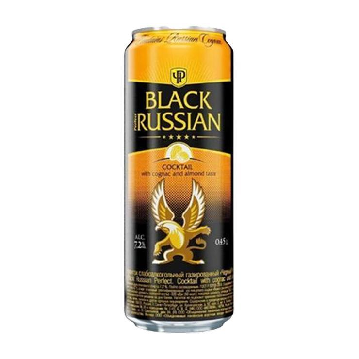Напиток пивной Black Russian со вкусом миндаля 7,2% ж/б