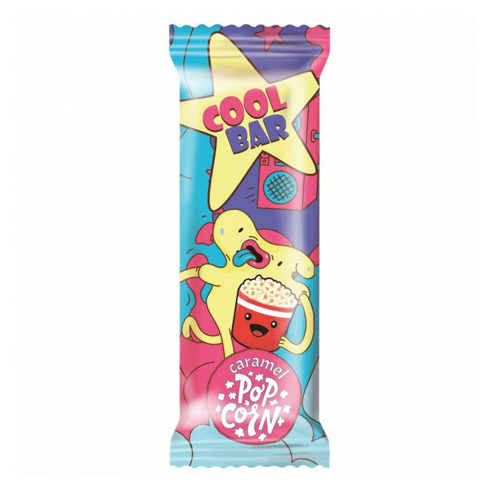 Батончик CoolBar злаковый криспи со вкусом карамельного поп-корна, 20 гр., флоу-пак