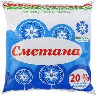 Сметана 20% Витебское молоко 500 гр., пакет