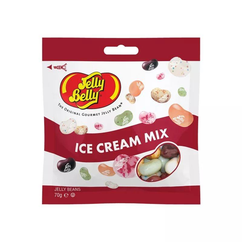 Драже Jelly Belly Ice cream mix жевательное 70 гр., флоу-пак