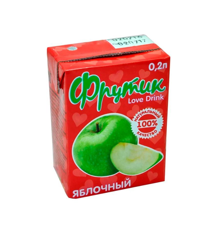 Сок яблочный Фрутик, 200 мл., тетра-пак