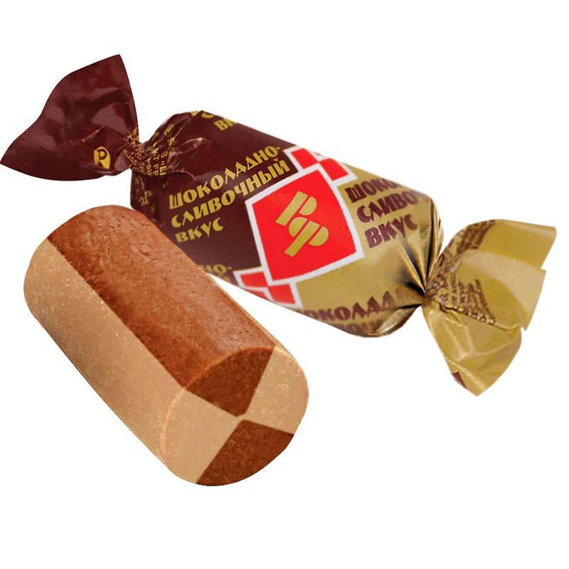 Батончики Рот Фронт Шоколадно-сливочные 4 кг., картон