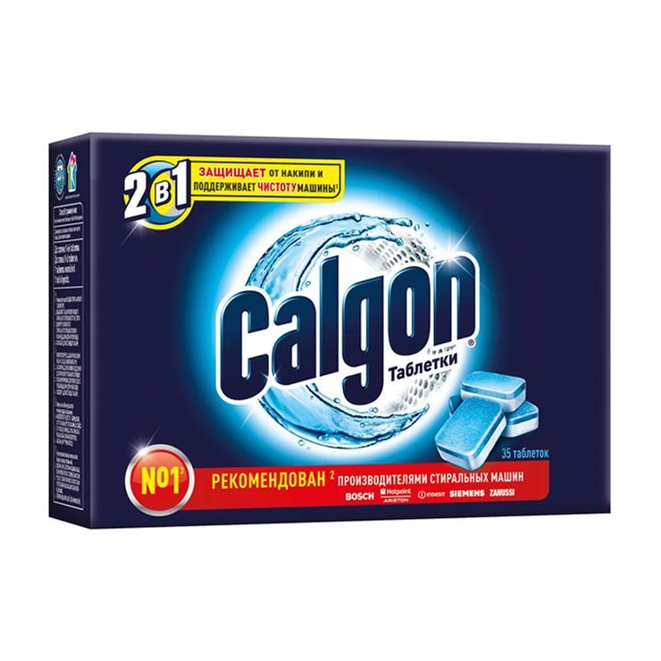 Таблетки для стиральной машины для смягчения воды Calgon 2 в 1 12 штук 180 гр., картон