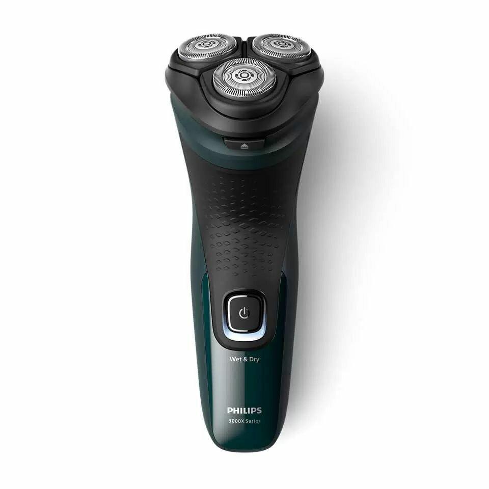 Электробритва Philips Series 3000X для сухого и влажного бритья X3002/00 350 гр., картон
