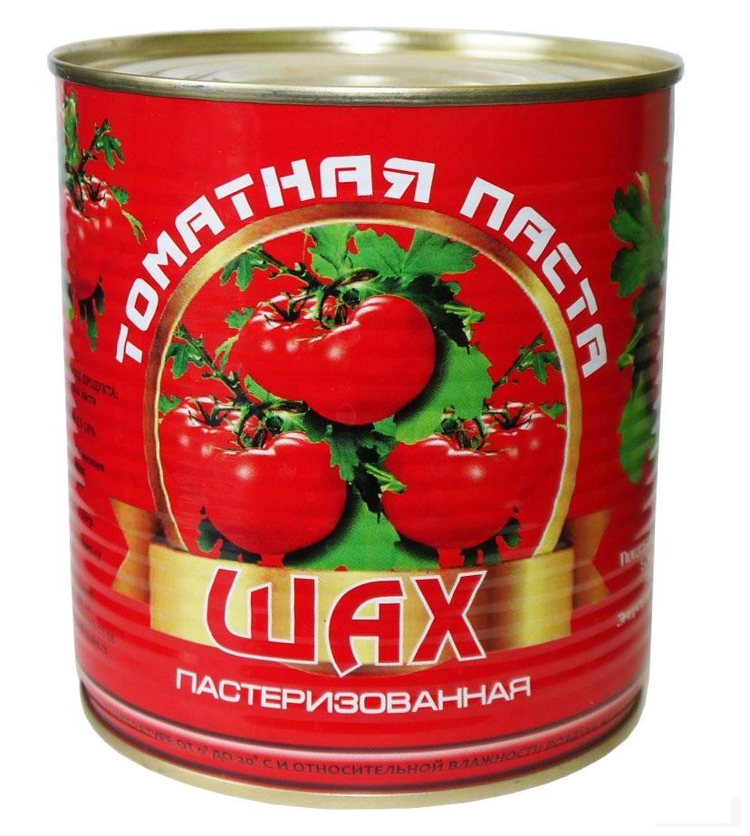 Томатная паста Шах 780 гр., ж/б