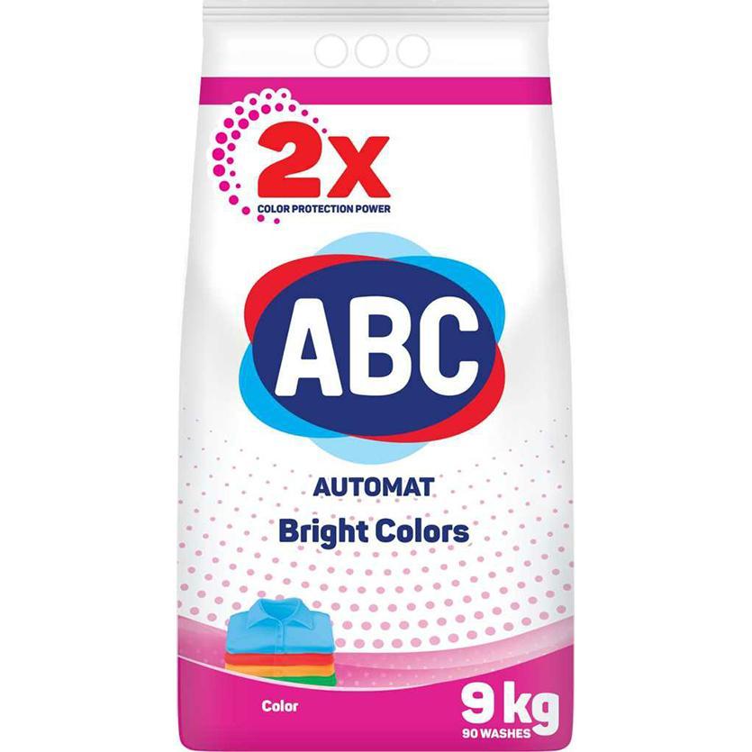 Порошок стиральный ABC Цветной автомат 9 кг., флоу-пак