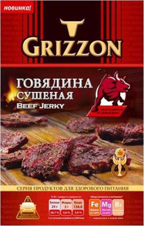 Мясо сушеное Grizzon Говядина острая