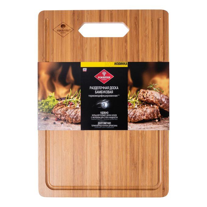 FORESTER Разделочная доска из бамбука, 40х28, GRILL CHEF (6)
