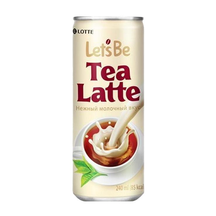 Чай холодный Lotte Латте с молоком Корея 240 мл., ж/б