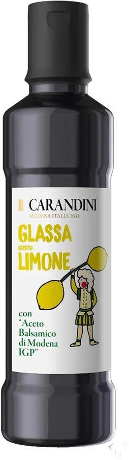 Соус-крем Carandini бальзамический со вкусом лимона IL TORRIONE 250 мл., пластик