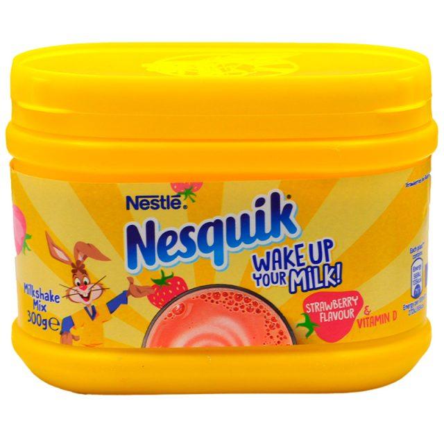 Растворимый напиток Nesquik Powder Strawberry 300 гр., ПЭТ