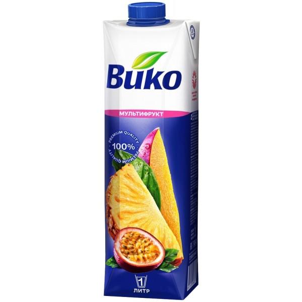 Нектар Вико мультифрукт 1 л., тетра-пак