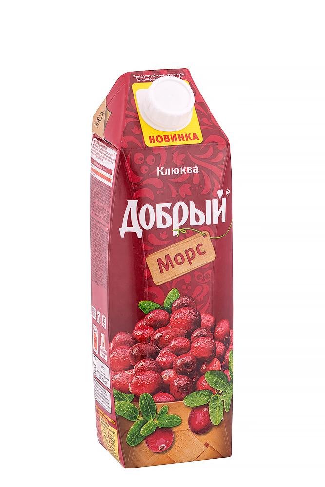 Морс Добрый виноград клюква 1 л., тетра-пак