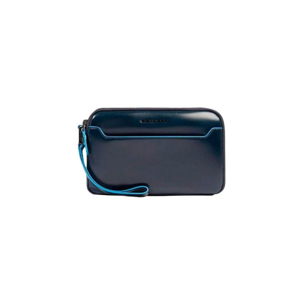 Клатч мужской PIQUADRO Blue Square AC6901B2R/BLU2 темно-синий кожа натуральная