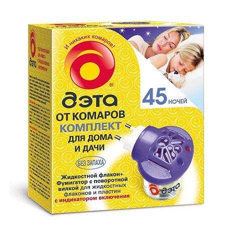 Комплект, фумигатор Дэта 45 ночей, 30 мл., картон