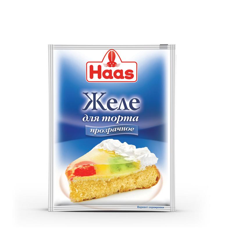 Желе для торта Haas прозрачное 11 гр., саше