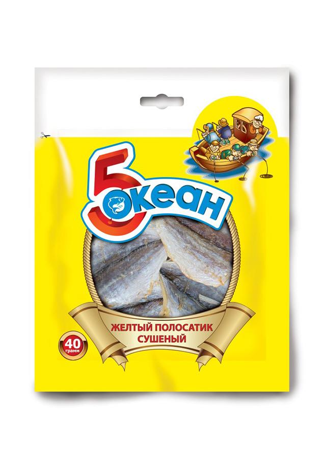 Желтый полосатик 5 Океан сушеный 40 гр., флоу-пак