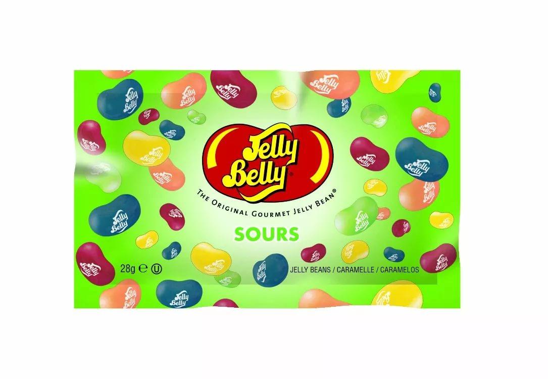 Драже Jelly Belly жевательное кислые фрукты 70 гр., саше