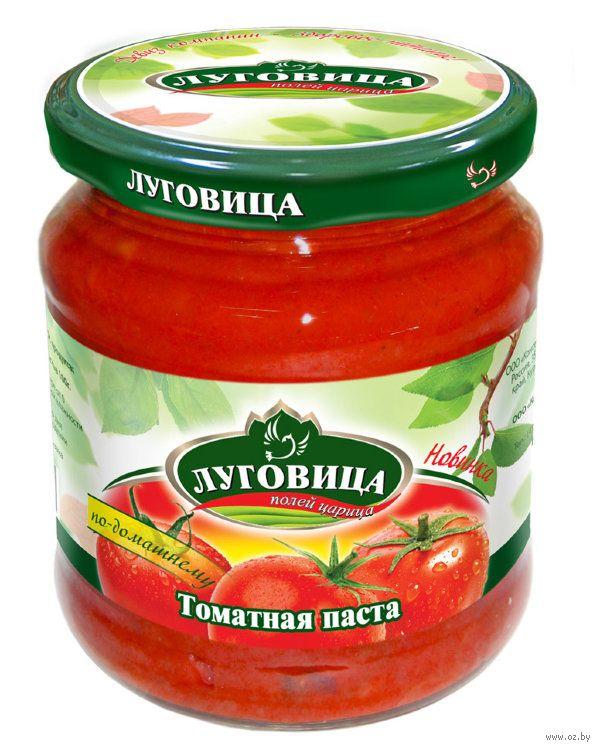 Томатная паста Луговица 500 мл., стекло
