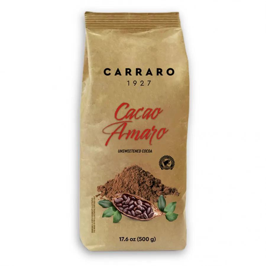 Какао Carraro Cacao Amaro 500 гр., флоу-пак