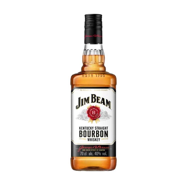 Крепкий спиртной напиток виски Jim Beam зерновой бурбон США 40% 700 мл., стекло