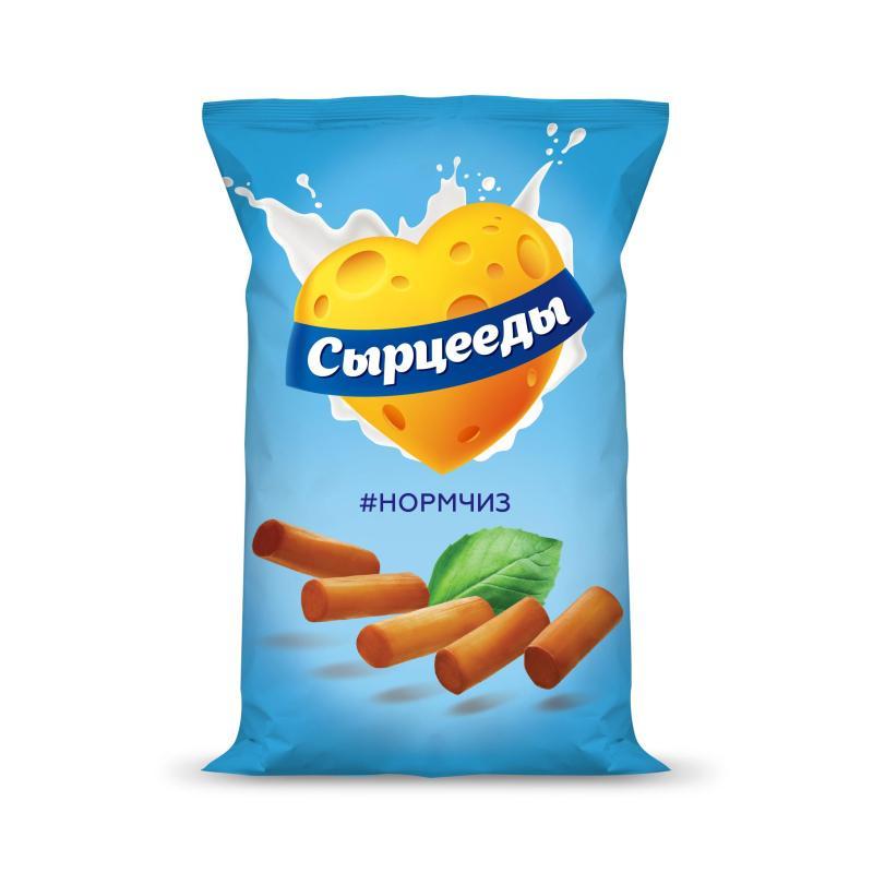 Снек сырный Сырцееды копченый 23 гр., флоу-пак