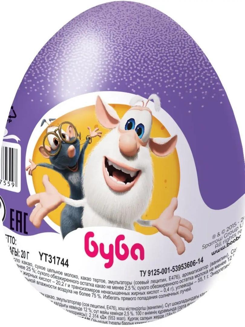 Яйцо шоколадное Шоки-Токи Буба с игрушкой 20 гр., обертка
