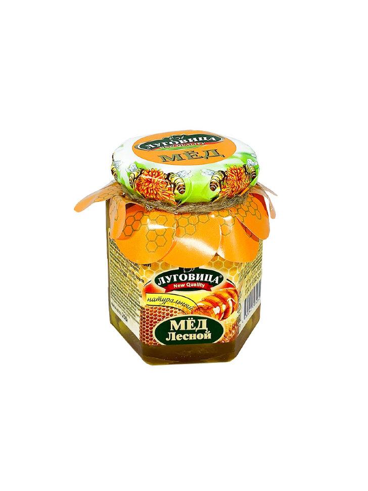 Мед Луговица лесной натуральный, 250 гр, стекло