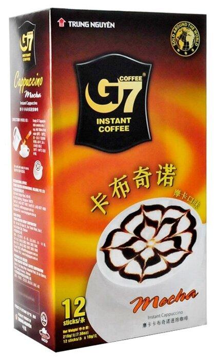 Кофе Trung Nguyen G7 Cappuccino Mocha растворимый 12 саше*18 гр., 216 гр., картон