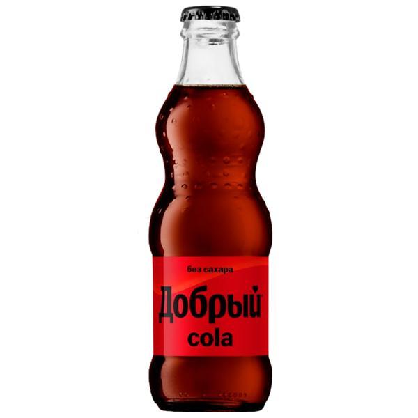 Напиток газированный Добрый Cola Зеро 250 мл., стекло