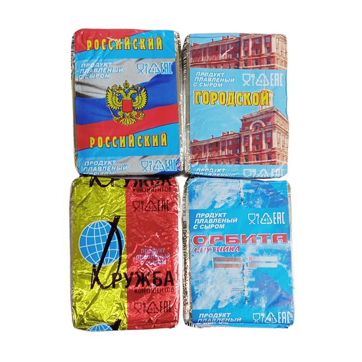 Продукт плавленый с сыром Ястро ассорти 70 гр., обертка