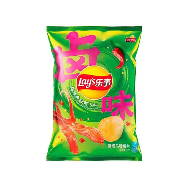Чипсы Lay's Hot Spicy Braised Duck Tongue 70 гр., флоу-пак