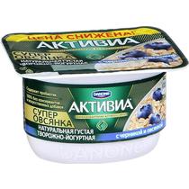 Биопродукт Активиа супер овсянка 4%, 130 гр., стакан
