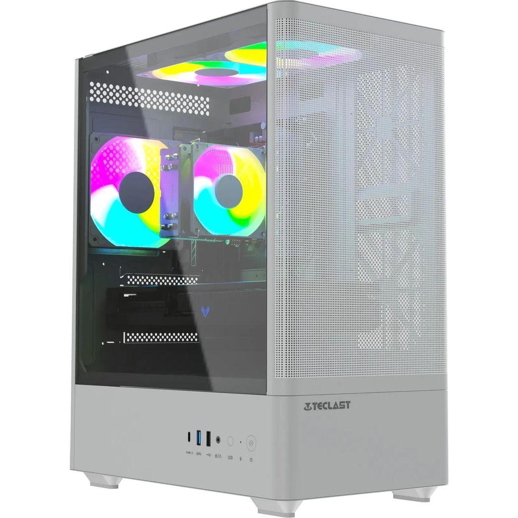 Компьютер TECLAST G03 AMD Ryzen 5 7500F, DDR5 32ГБ, 1ТБ SSD, NVIDIA GeForce RTX 5060TI - 8 ГБ, Windows 11 Pro, белый [g03 7500f32g1t5060t8wkru]