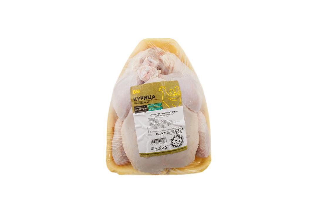 Тушка цыпленка бройлера ВкусВилл халяль 6,1 кг., картон