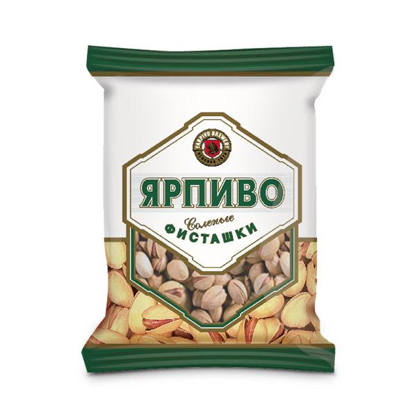 Фисташки Ярпиво соленые 25 гр., флоу-пак