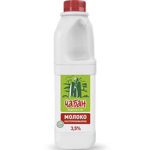 Молоко 3,5% пастеризованное, Чабан, 1 л., ПЭТ