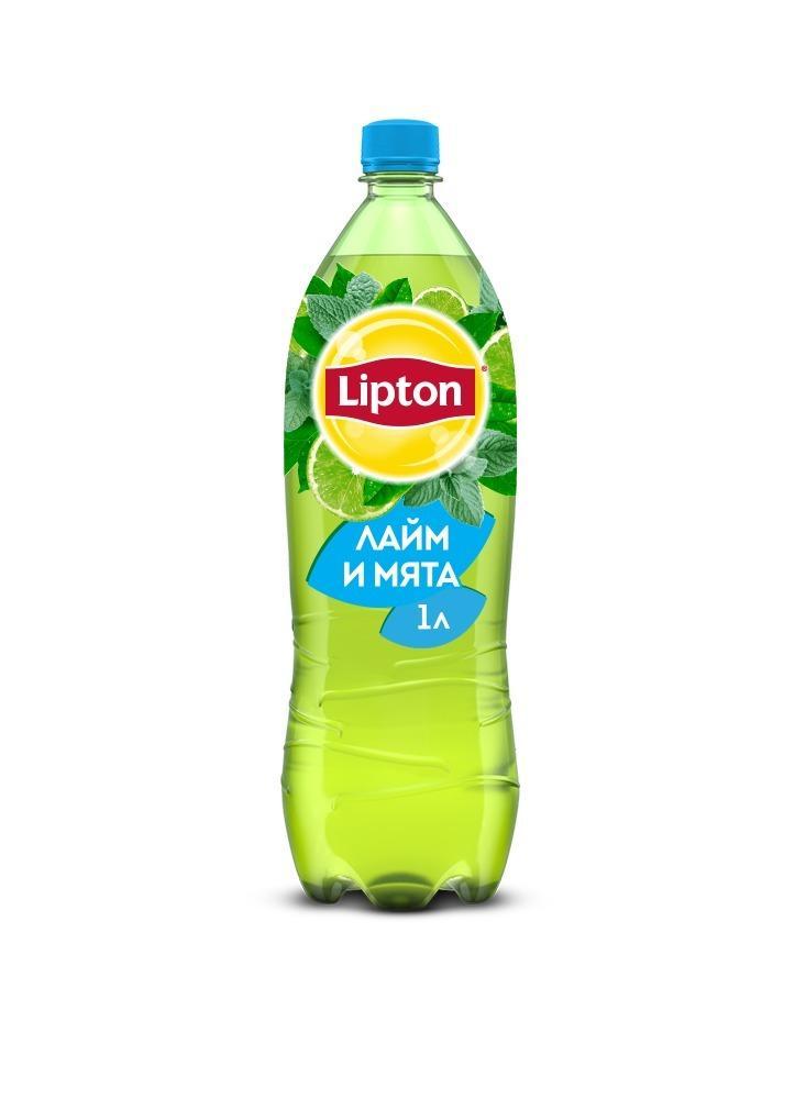 Чай холодный Lipton Ice Tea зеленый лайм мята 1 л., ПЭТ