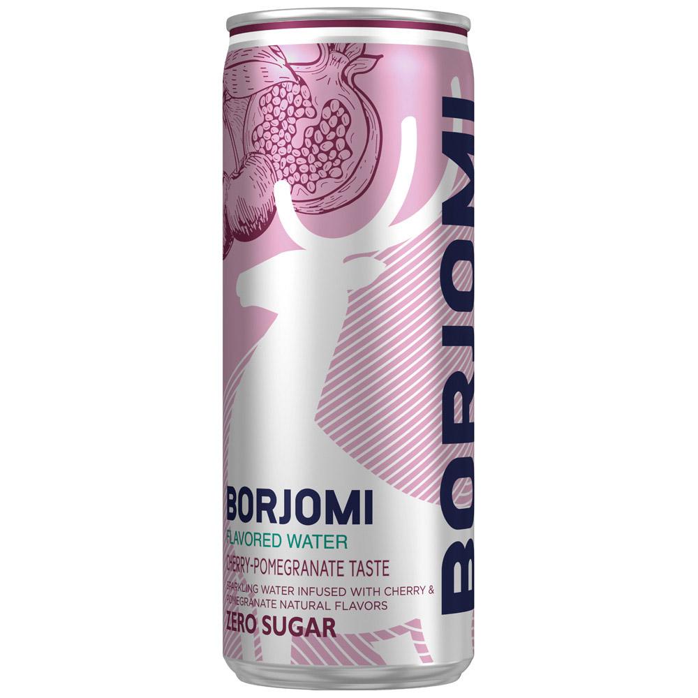 Напиток газированный Borjomi вишня гранат Грузия 330 мл., ж/б