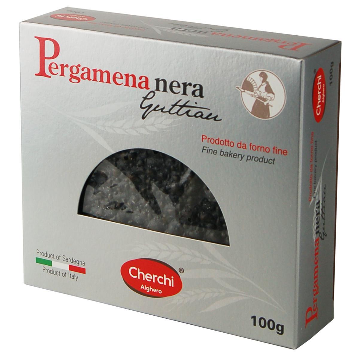 Хлебцы Cherchi Пергамена черные 100 гр., картон