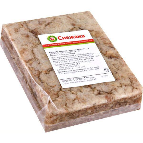 Холодец Снежана крестьянский мясной 800 гр., в/у