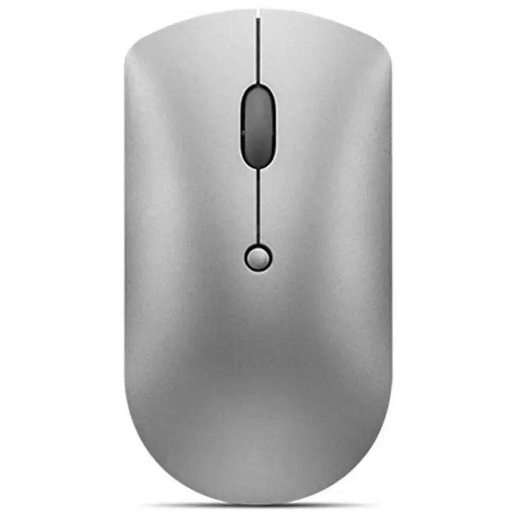 Мышь беспроводная Lenovo 600 Bluetooth Silent, радио, оптическая, 2400dpi, светло-серый [gy50x88832]