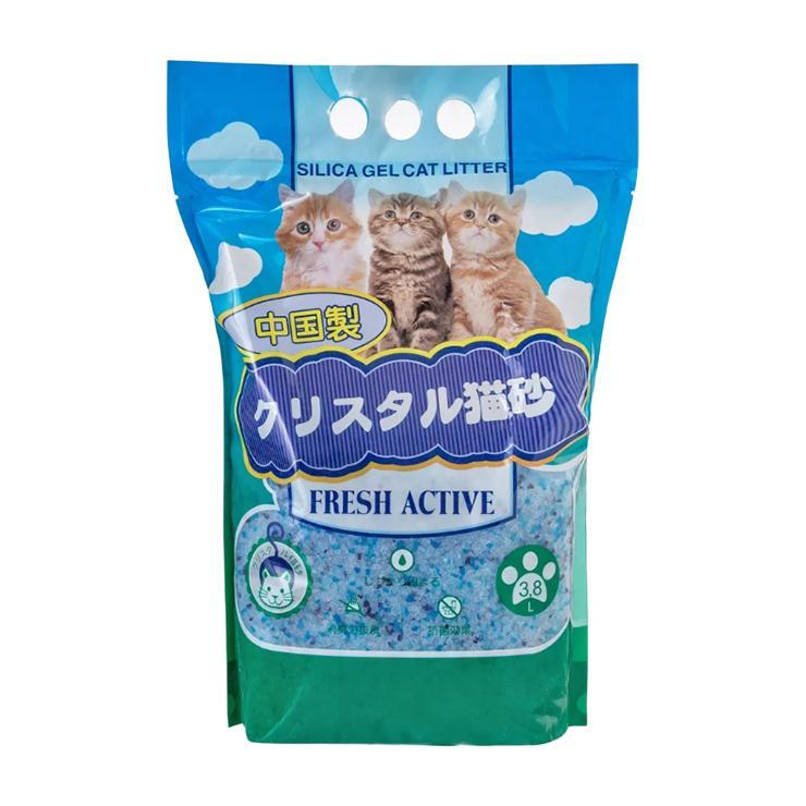 Наполнитель для кошачьего туалета Hakase Arekkusu Fresh Active силикагелевый 3,8 л., дой-пак